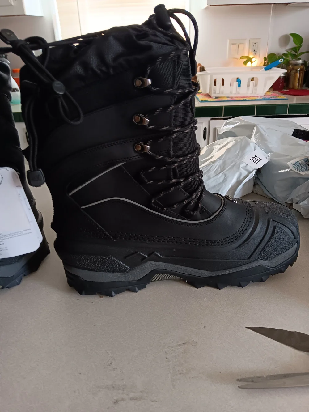 Baffin Polar Proven  Men’s Black Insulated Winter Boots Size 12.
